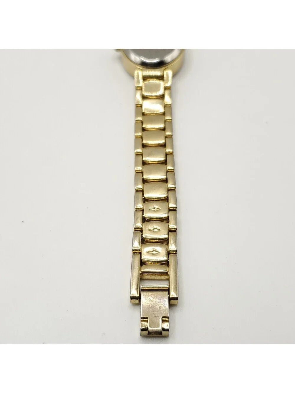 Anne Klein Oval Rhinestone Bezel Black Dial Womens Watch 19mm New Battery